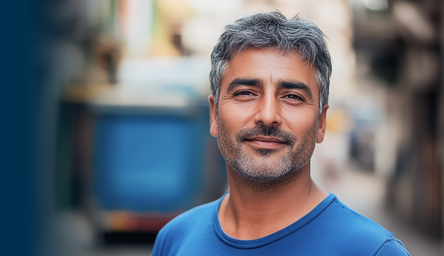 an image of a late 40s man 
